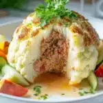 Blumenkohlbombe mit Hackfleisch First Image First Image