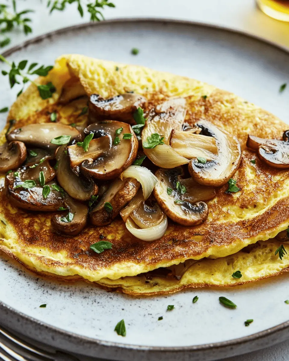 Omelett mit Pilzen: The Best Comfort You Can Whip Up!