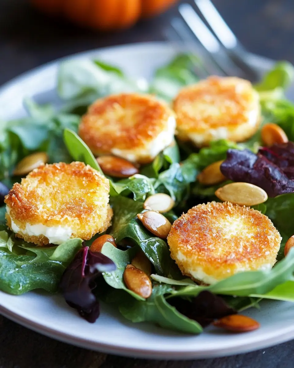 Feldsalat mit gebratenem Ziegenkäse: Irresistibly Crunchy Delight