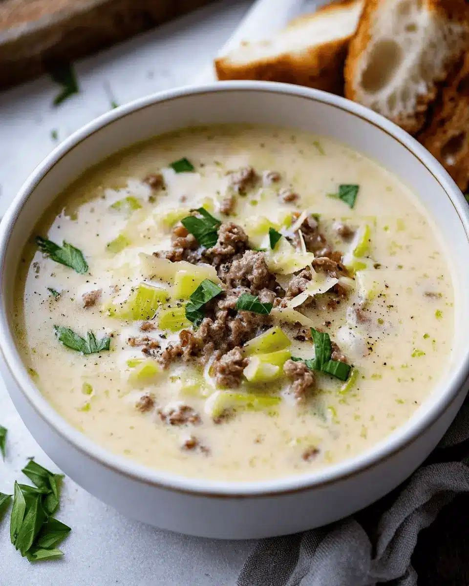 Käse Lauch Suppe Hackfleisch: Creamy Comfort in Minutes