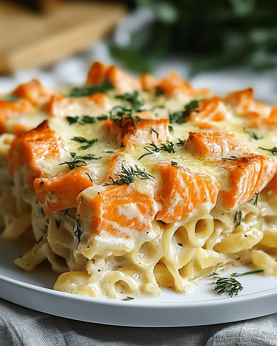 Nudelauflauf mit Lachs und Sahne: Irresistibly Creamy Comfort