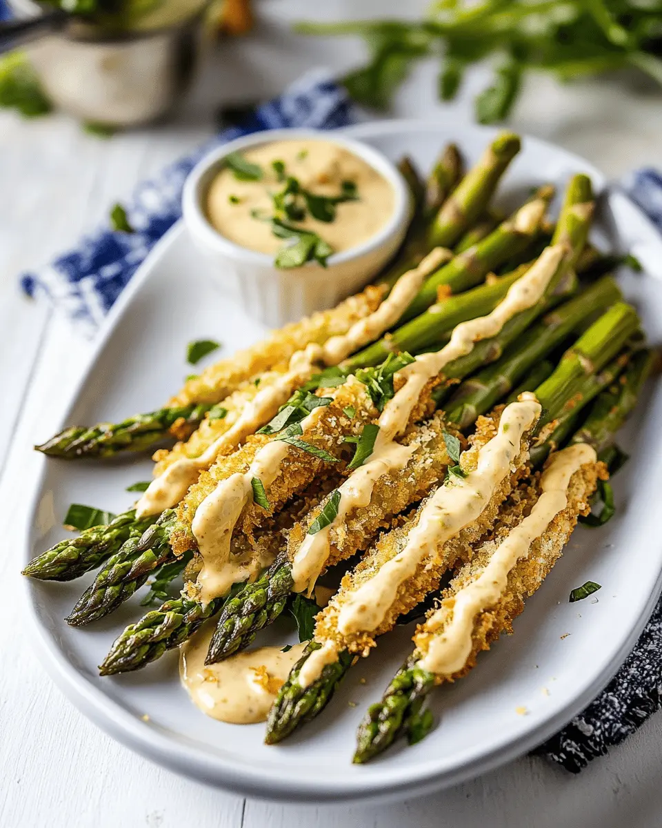 Panierter Spargel mit Bier-Mayonnaise Rezept: Irresistibly Crunchy!