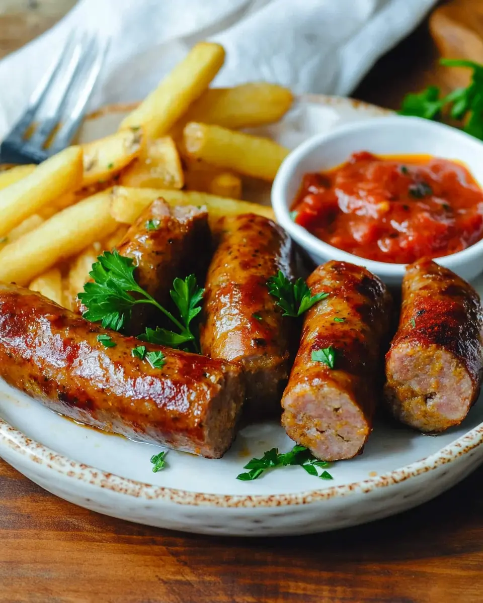 Currywurst aus der Heißluftfritteuse: Der beste Imbiss für Zuhause
