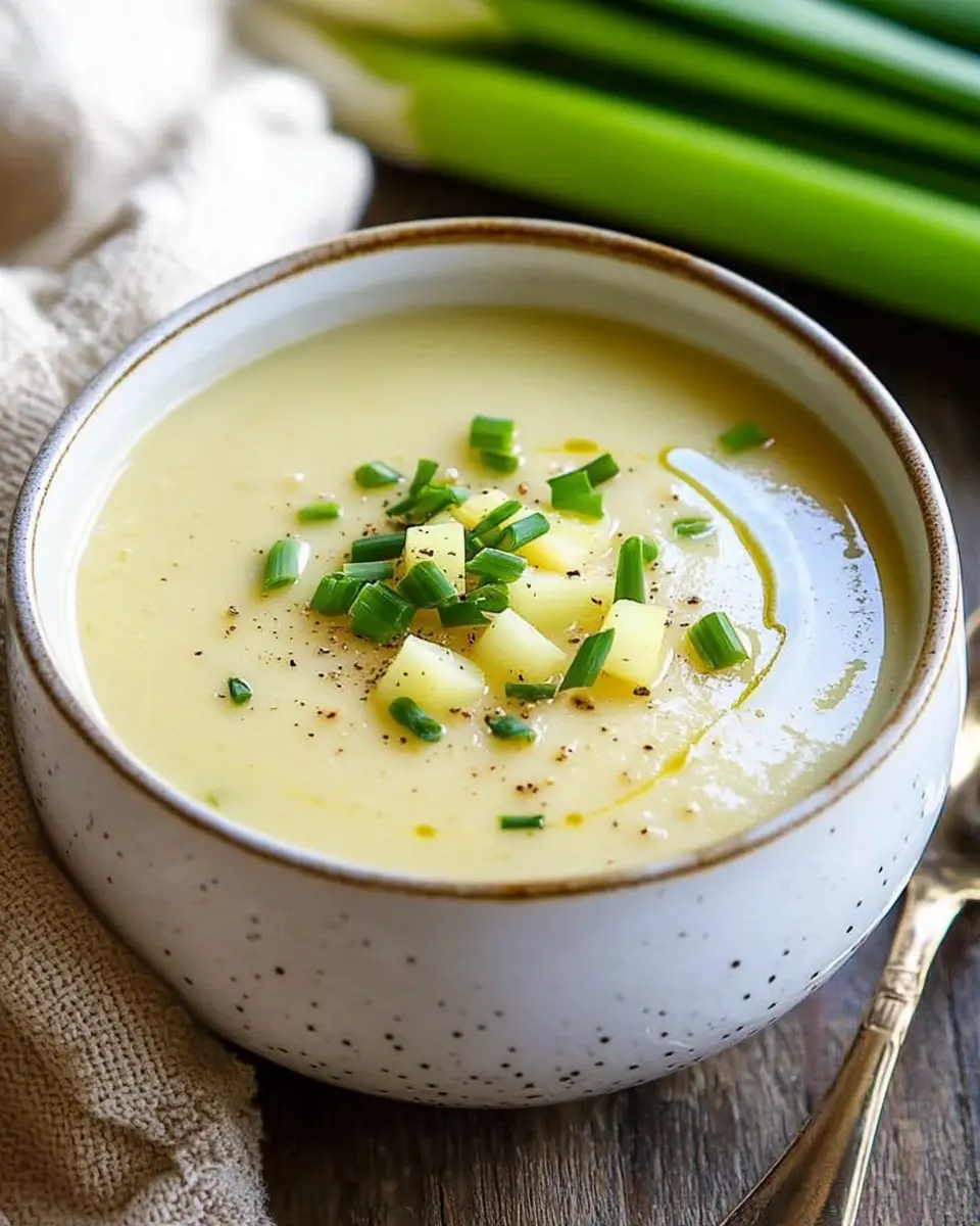 Kartoffel-Lauch-Suppe, einfach und cremig First Image First Image