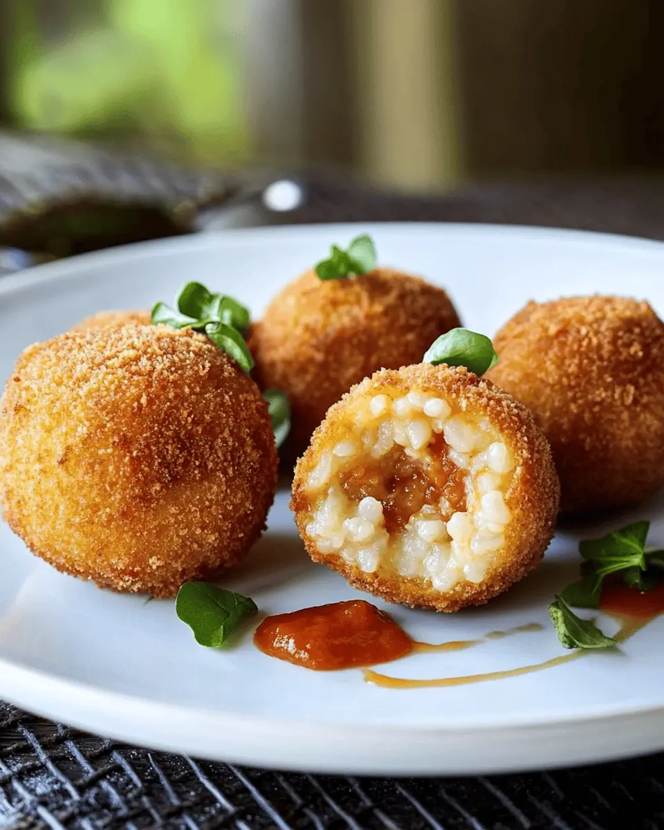Arancini gefüllte Reisbällchen: Suchtgefahr mit jedem Bissen
