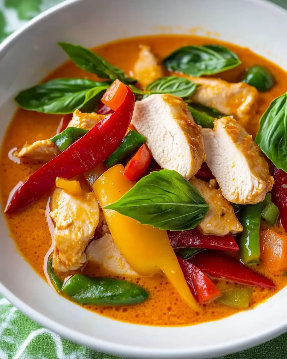 Rotes Thai Curry mit Hähnchen: Schnelle 20-Minuten-Genuss!