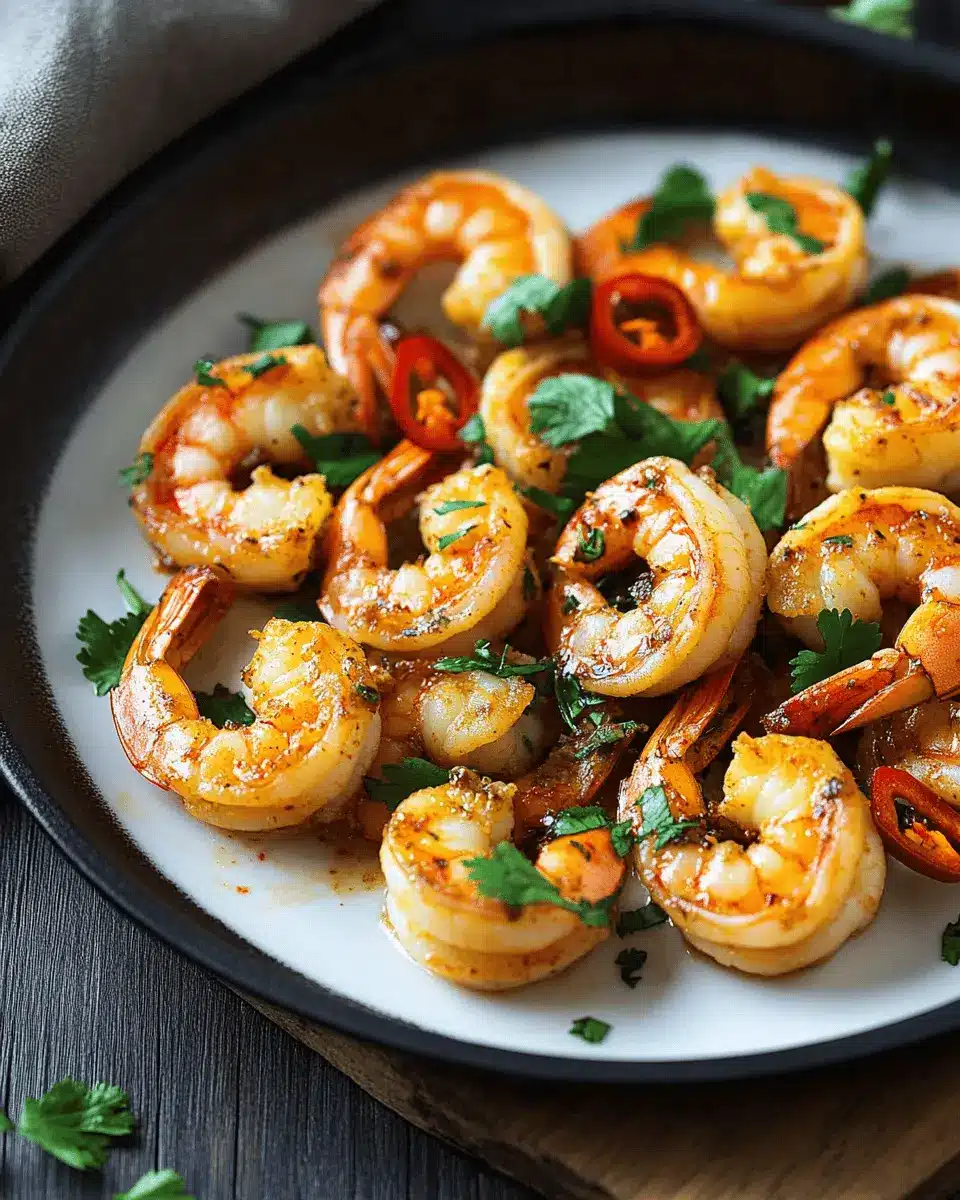 gebratene scampi mit chili knoblauch salz: Irresistibly Bold Flavor