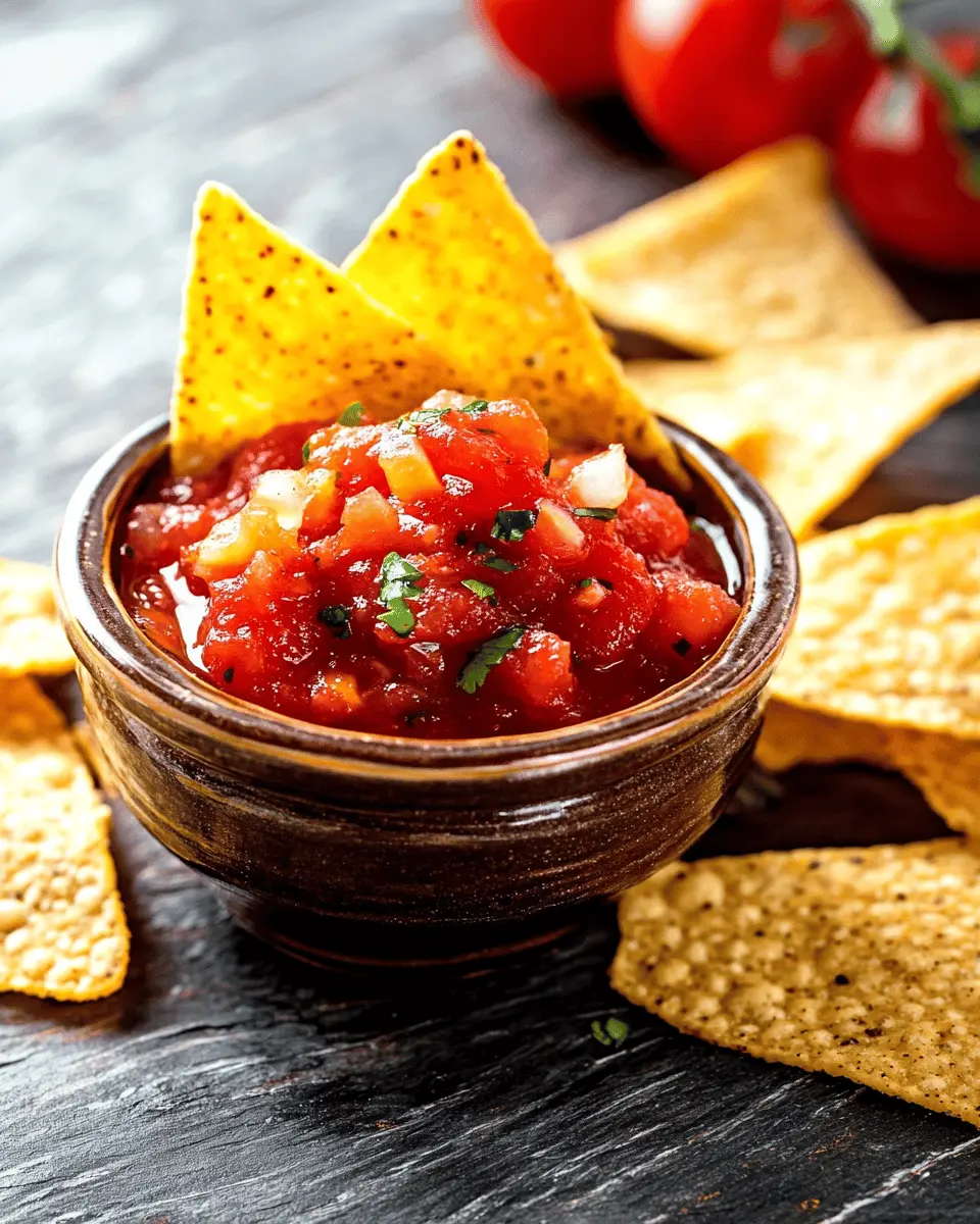 Chili-Salsa mit Tortilla-Chips: Irresistibly Zesty Snack Delight