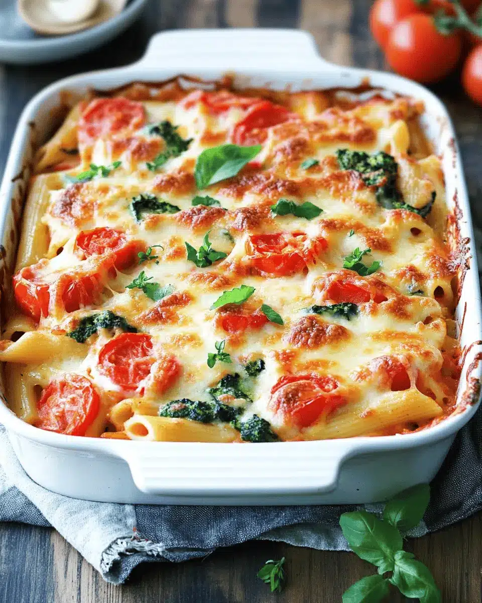 Vegetarischer Nudelauflauf: So cremig, käsig und unwiderstehlich!
