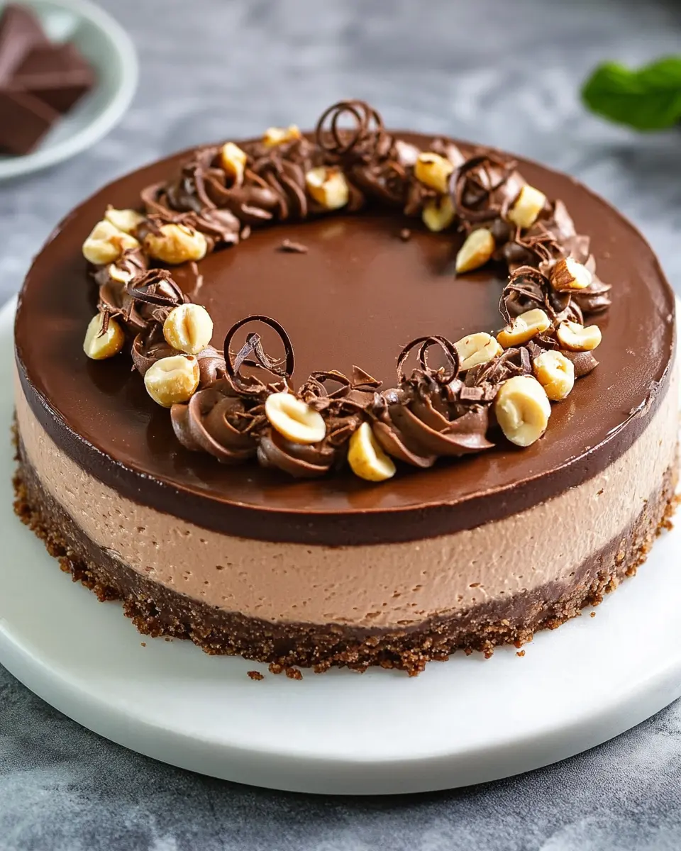 Nutella-Cheesecake ohne Backen: Irresistibly Creamy Delight