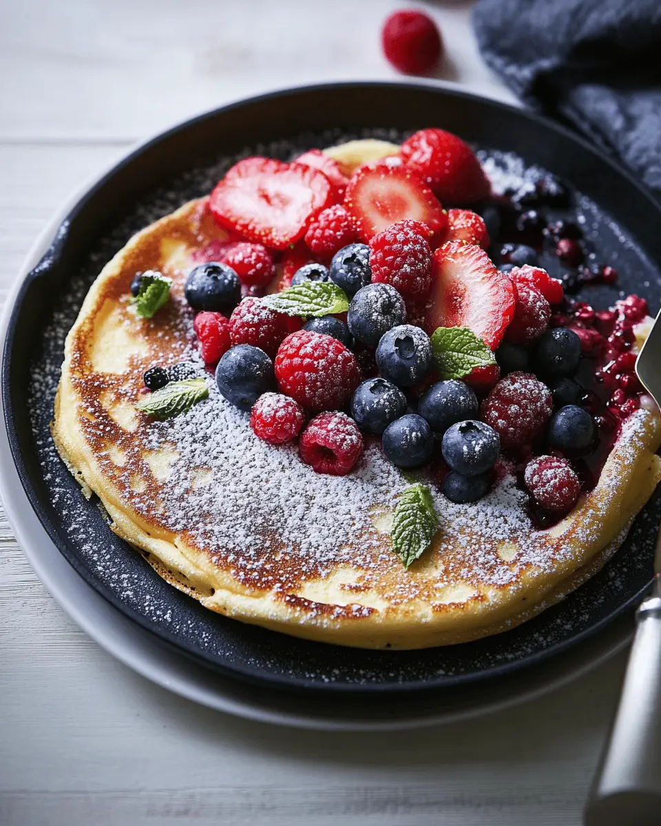Sommerlicher Beeren Dutch Baby Rezept First Image First Image