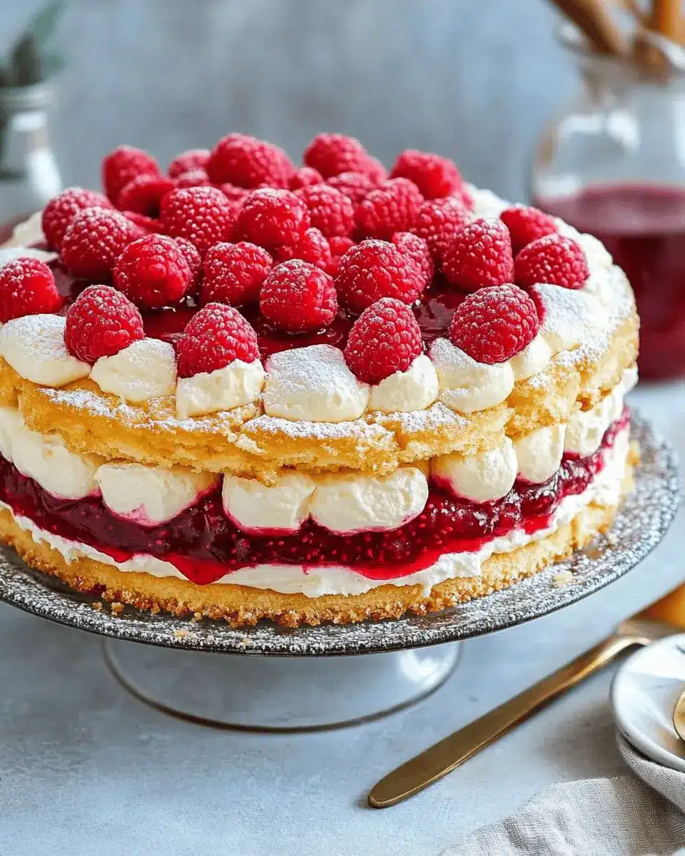 Windbeuteltorte mit Himbeeren: Easy Indulgence at Home