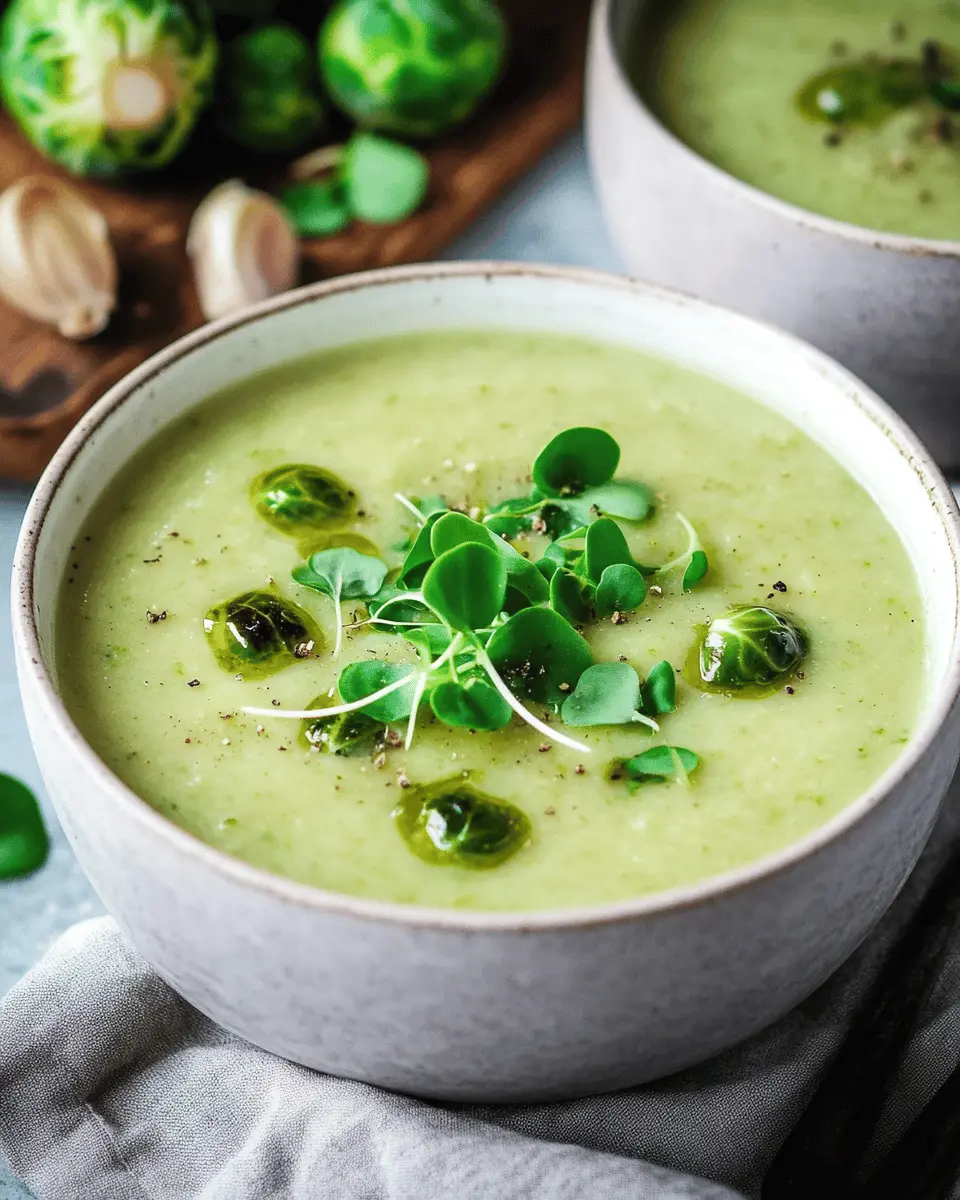 Einfache Rosenkohlsuppe: The Best Comfort Soup You'll Love