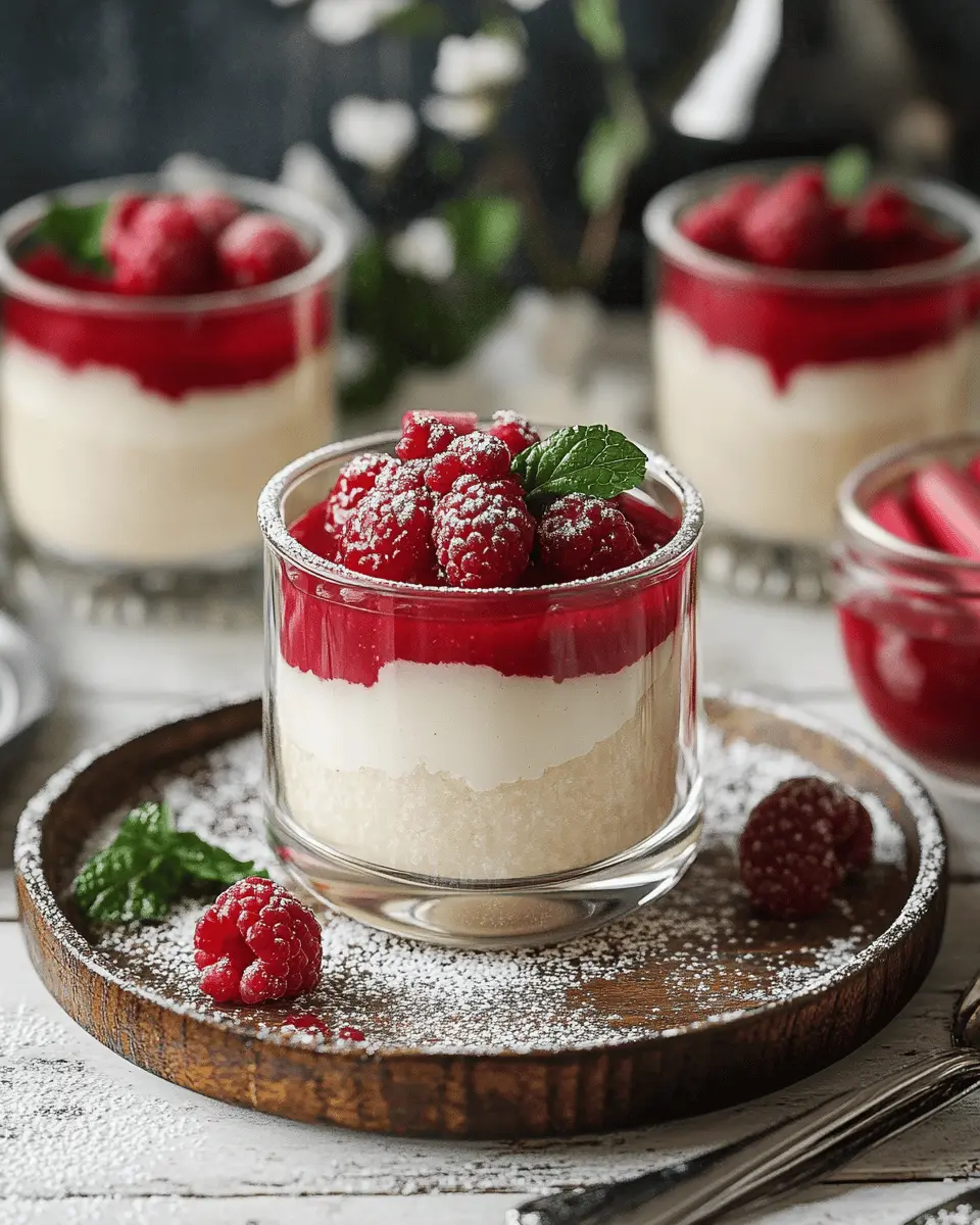 Grießpudding mit Rhabarber Himbeer Kompott Rezept: Irresistibly Creamy Delight!