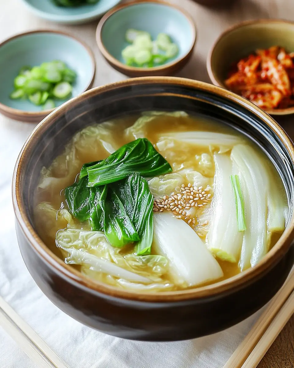 Kohl Sojabohnenpaste Suppe: Enjoy a Bold Baechu Doenjang Guk!