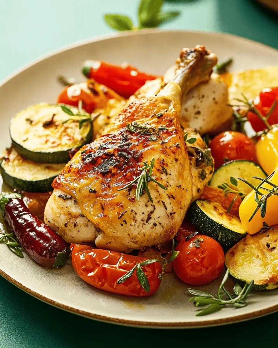 Ofen-Hähnchen mit mediterranem Gemüse: Juicy & Simply Irresistible