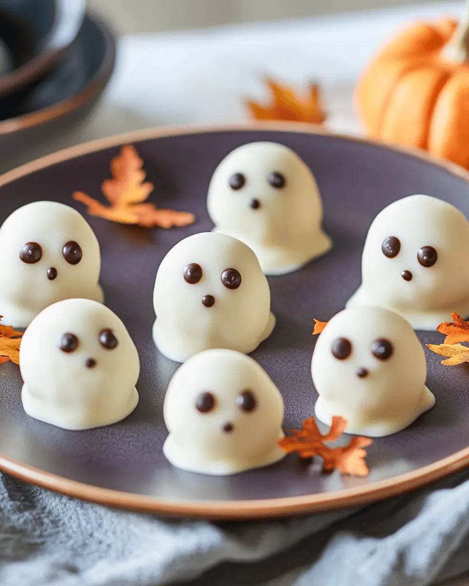 Kürbistrüffel Gespenster: Irresistibly Spooky Fall Treats