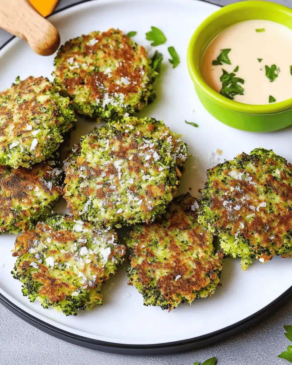 Brokkoli-Taler mit Parmesan: Ein gesunder Snack, der begeistert