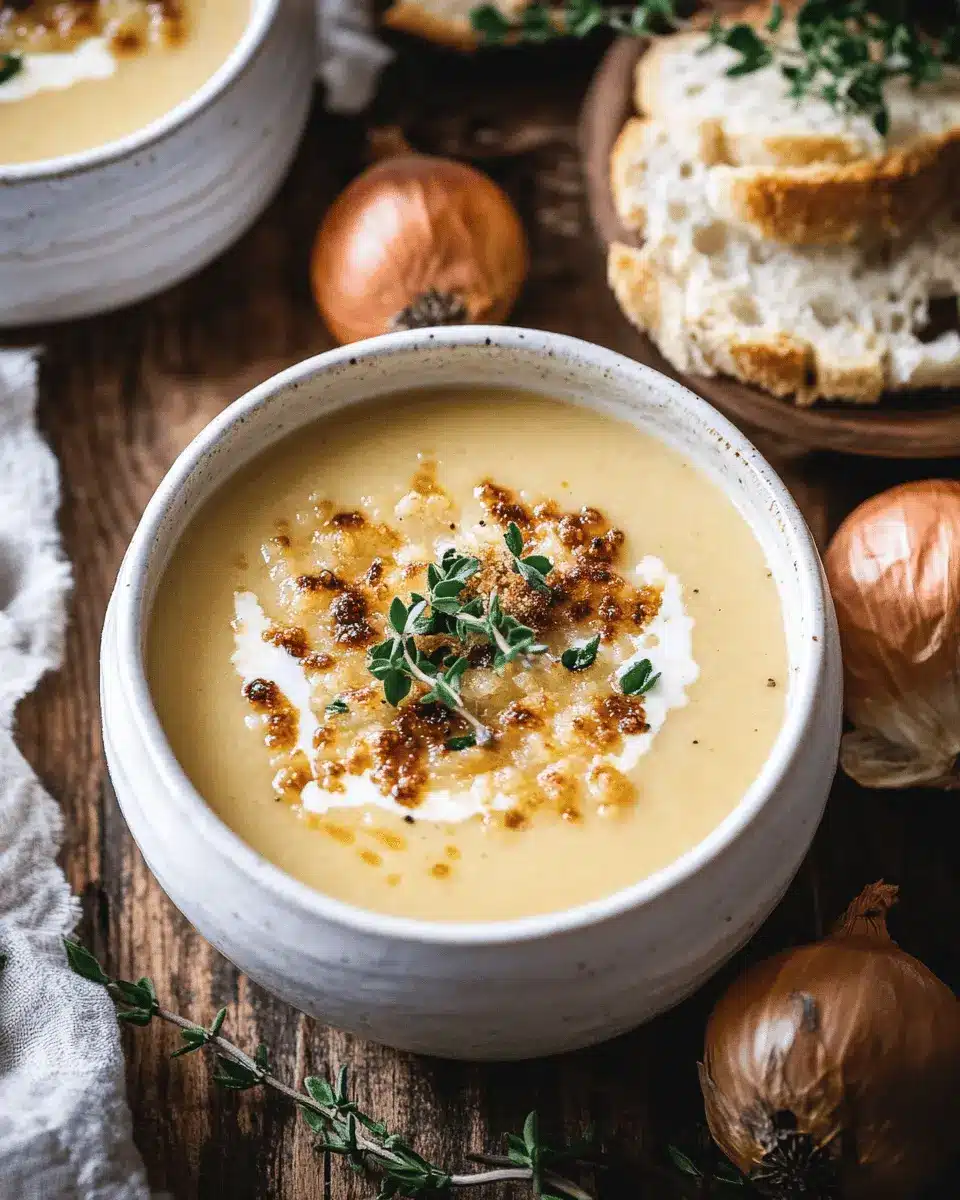 Unsere feine und extra cremige Zwiebelsuppe: Einfach unwiderstehlich!