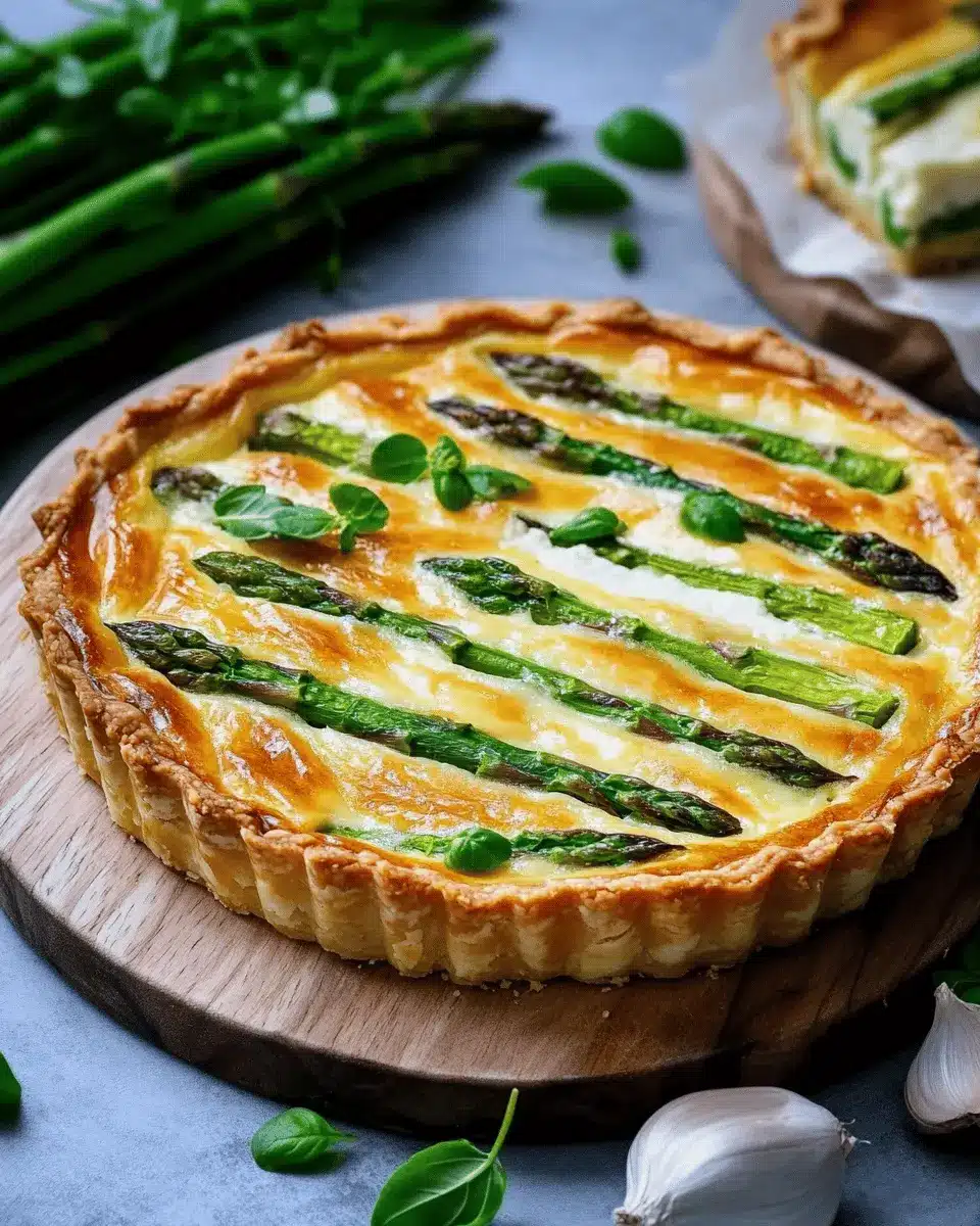 Spargel-Quiche mit weißem und grünem Spargel: A Joyful Twist!