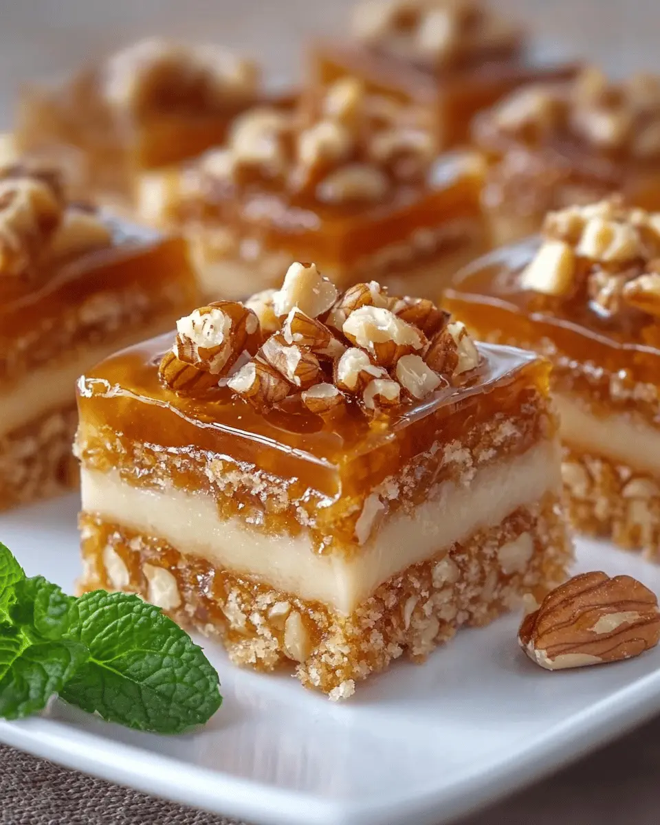 Honig-Nuss-Schnitten: Irresistibly Sweet Bliss at Home