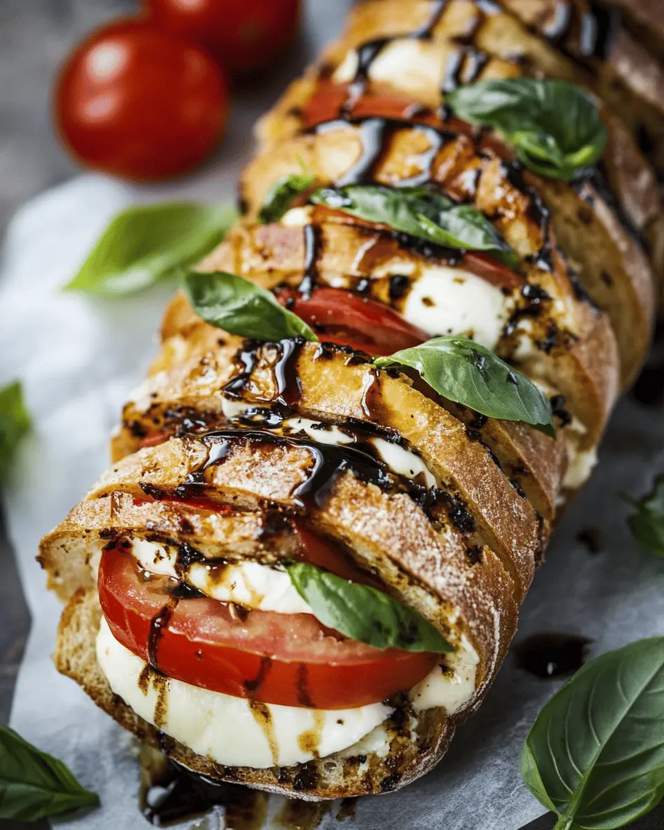 Caprese Ciabatta Rezept: The Best Fresh Twist on Tradition
