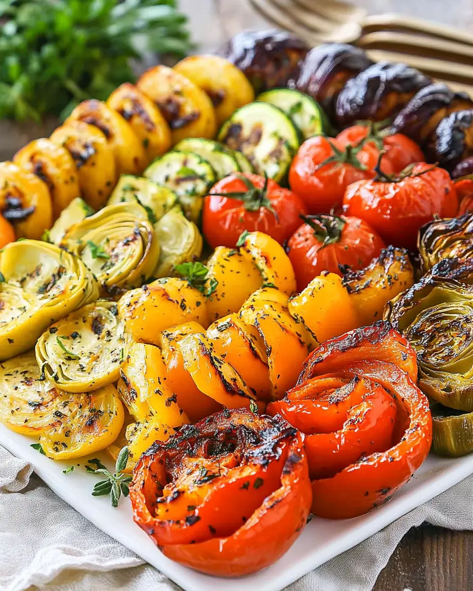 Antipasti Gemüse selber machen: Super einfache Ofenleckerei