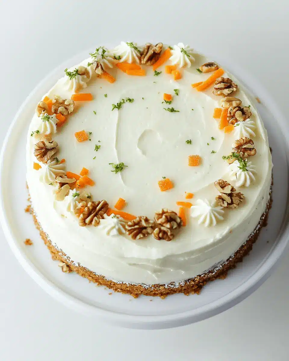 Möhren-Walnuss-Torte mit Frischkäse: Delightfully Moist Bliss