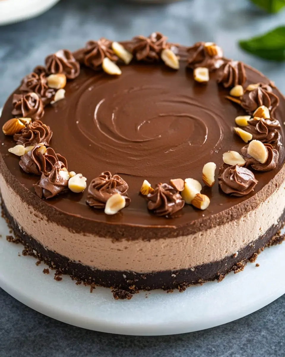 Nutella-Cheesecake ohne Backen: Irresistibly Creamy Delight