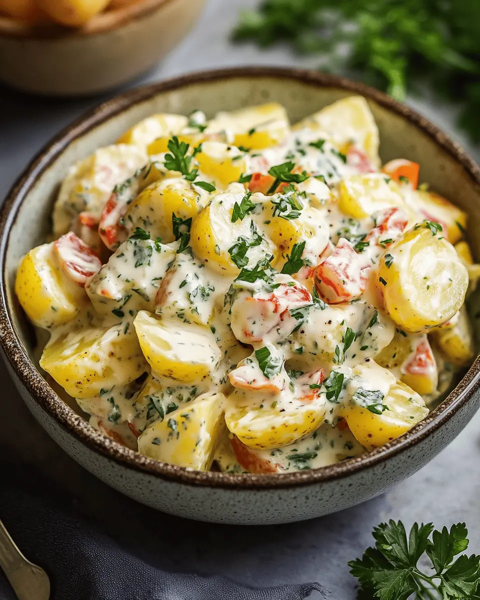 Norddeutscher Kartoffelsalat mit Mayo Rezept