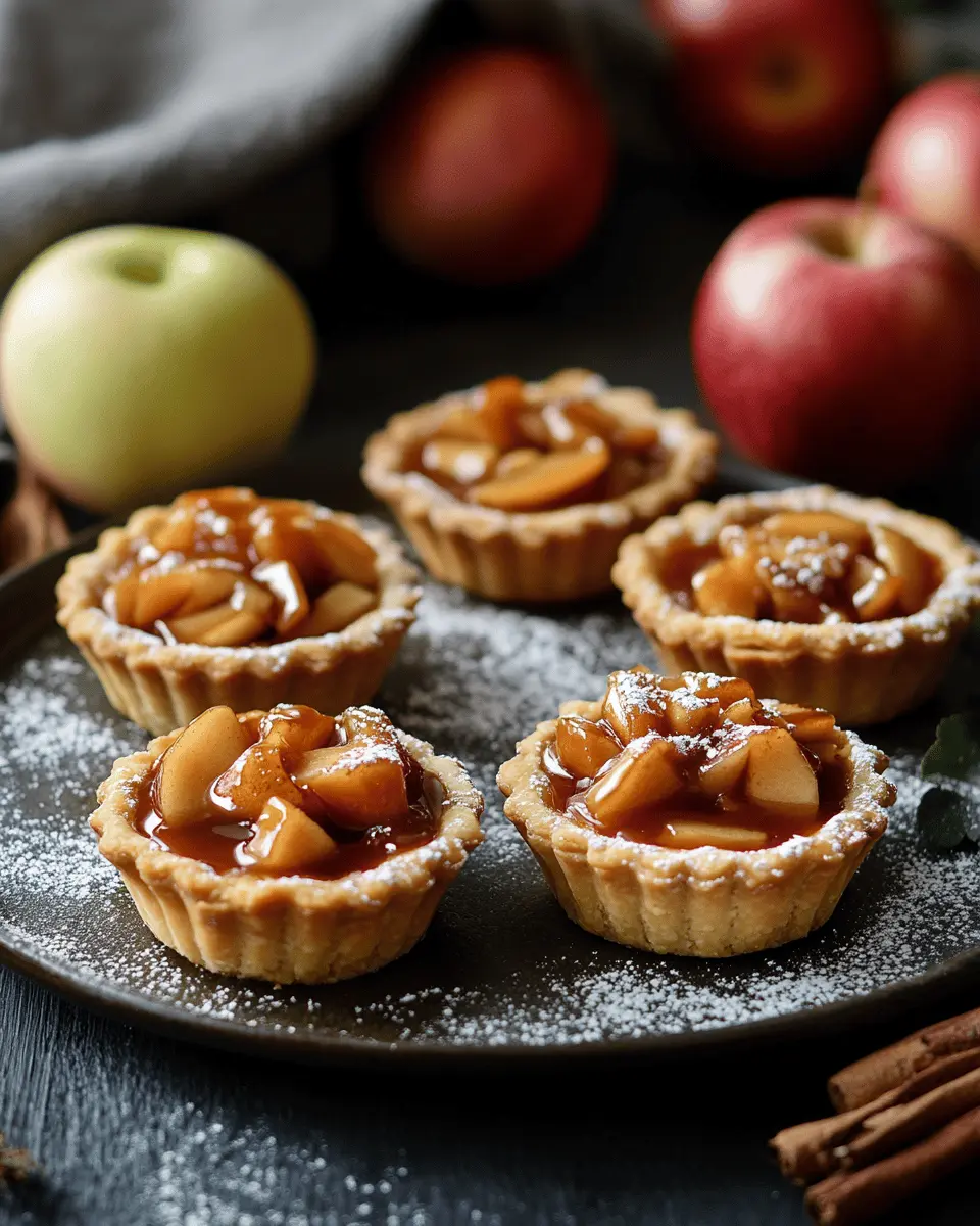 Tartelettes mit karamellisierten Äpfeln First Image First Image