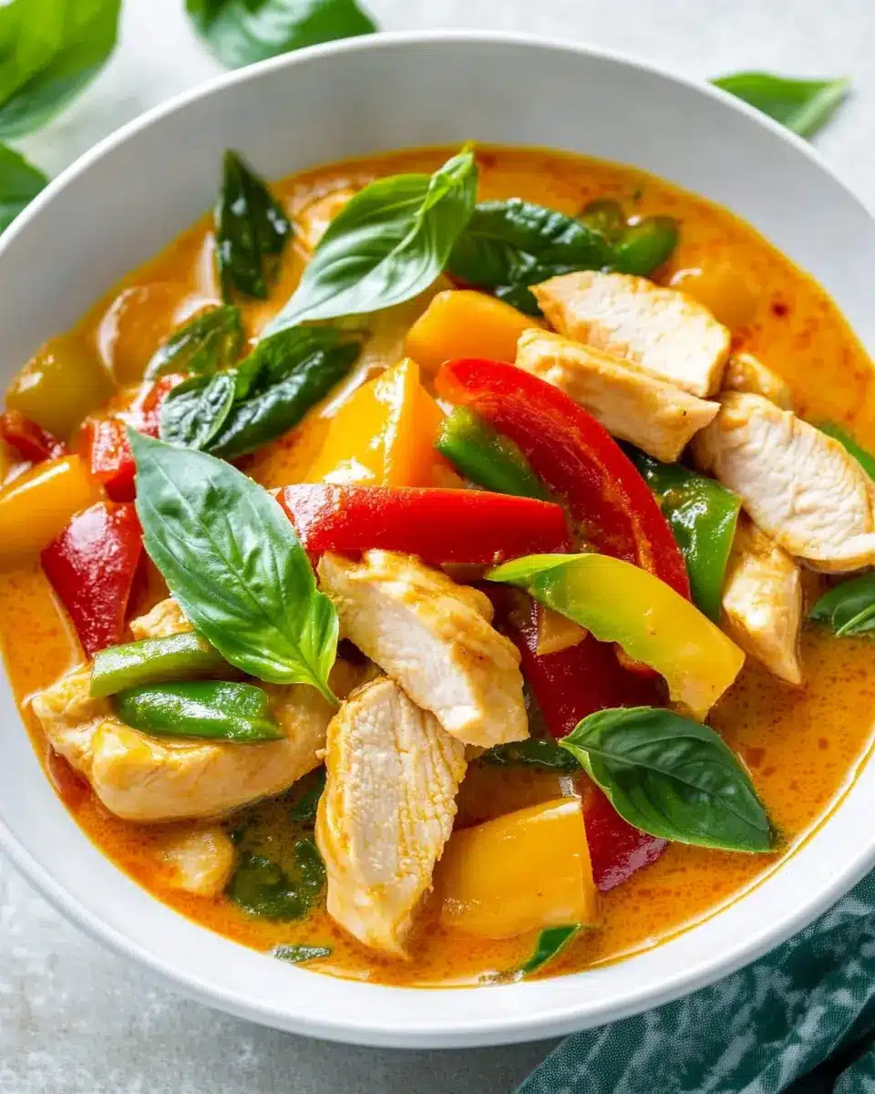 Rotes Thai Curry mit Hähnchen – in 20 Minuten auf dem Tisch! First Image First Image