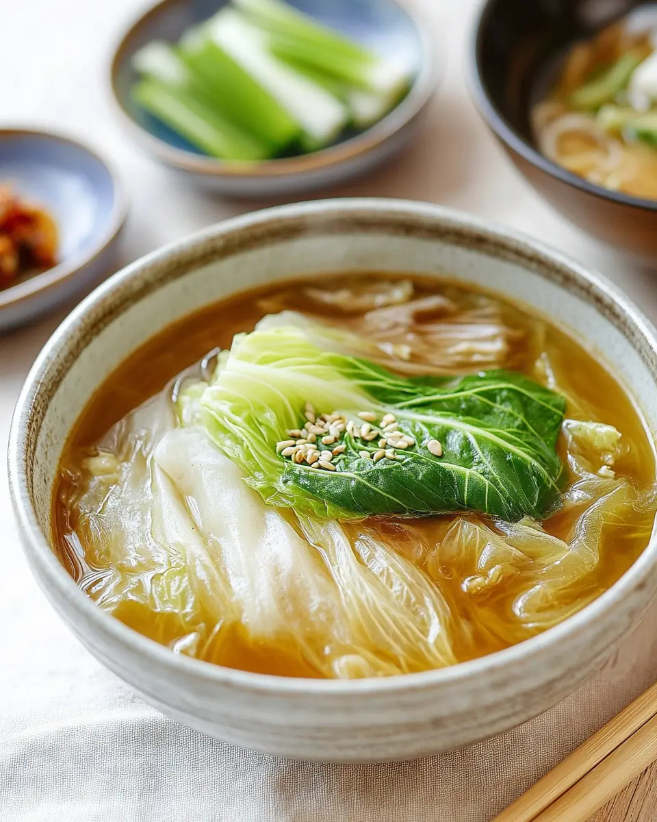 Kohl Sojabohnenpaste Suppe: Enjoy a Bold Baechu Doenjang Guk!