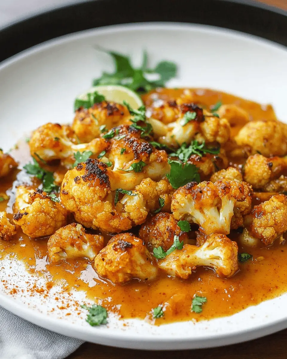 Gebratener Blumenkohl mit Honig Curry: Das beste Rezept je!