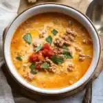 Tomatige Hackfleisch-Käse-Suppe: 45-Minuten-Wunder für kalte Tage First Image First Image