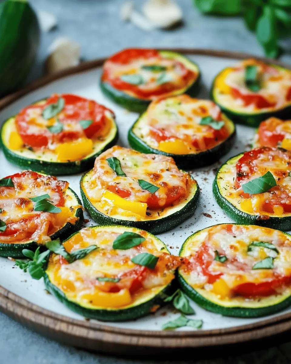 Zucchini-Pizzen schnell und Low Carb: Irresistibly Tasty and Easy!