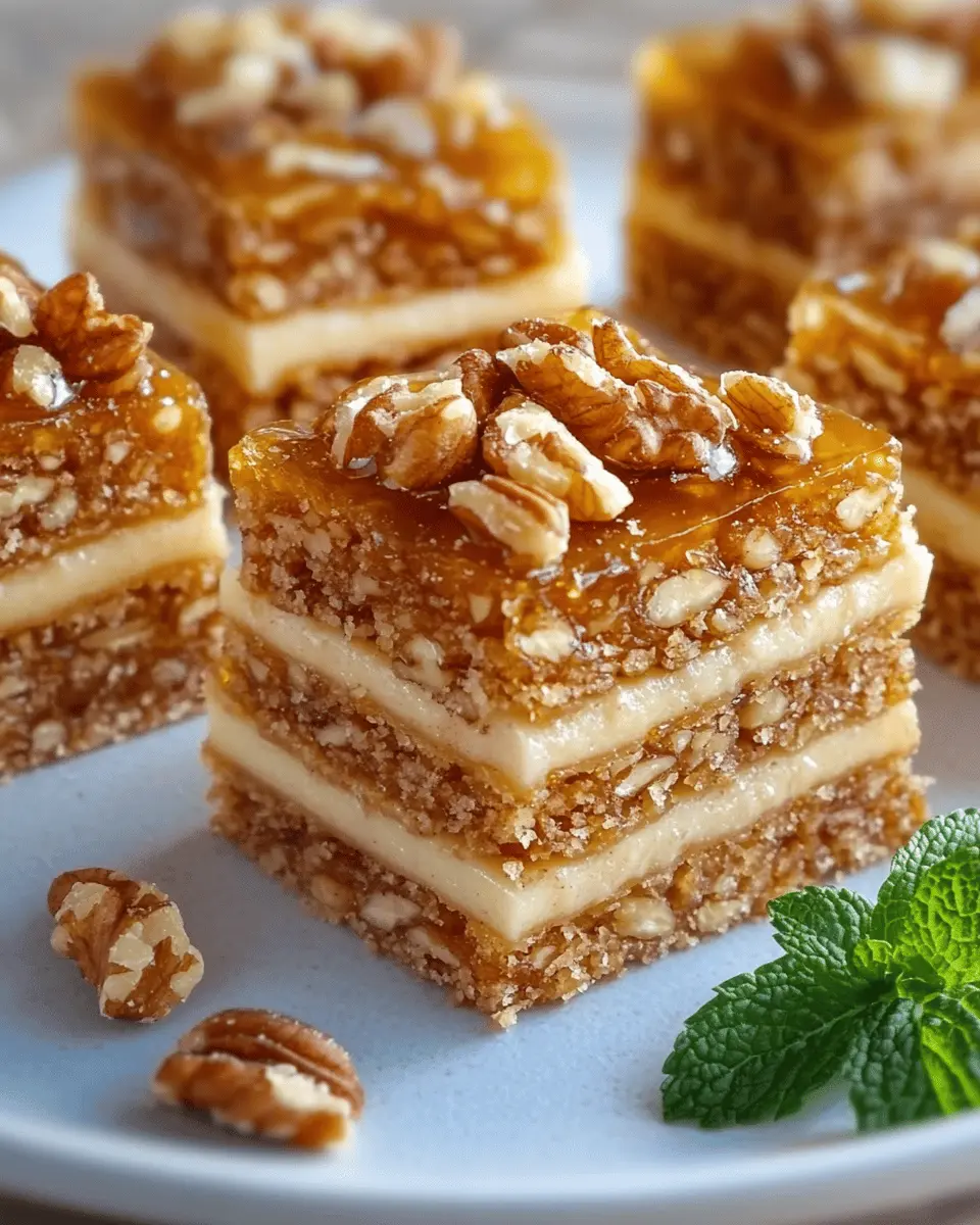 Honig-Nuss-Schnitten: Irresistibly Sweet Bliss at Home