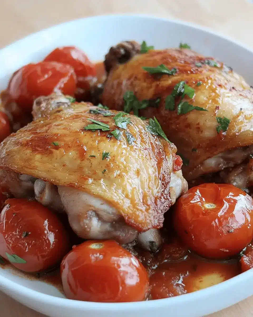 Hähnchen im Tomatenbett: Irresistibly Juicy Comfort Food