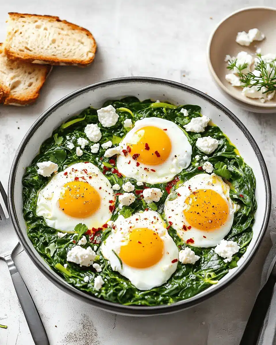 Grüne Shakshuka