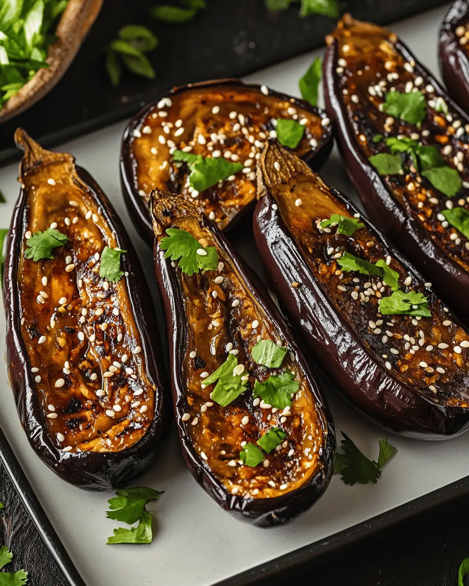 Gebackene Auberginen Asia Style: Irresistibly Flavorful Delight