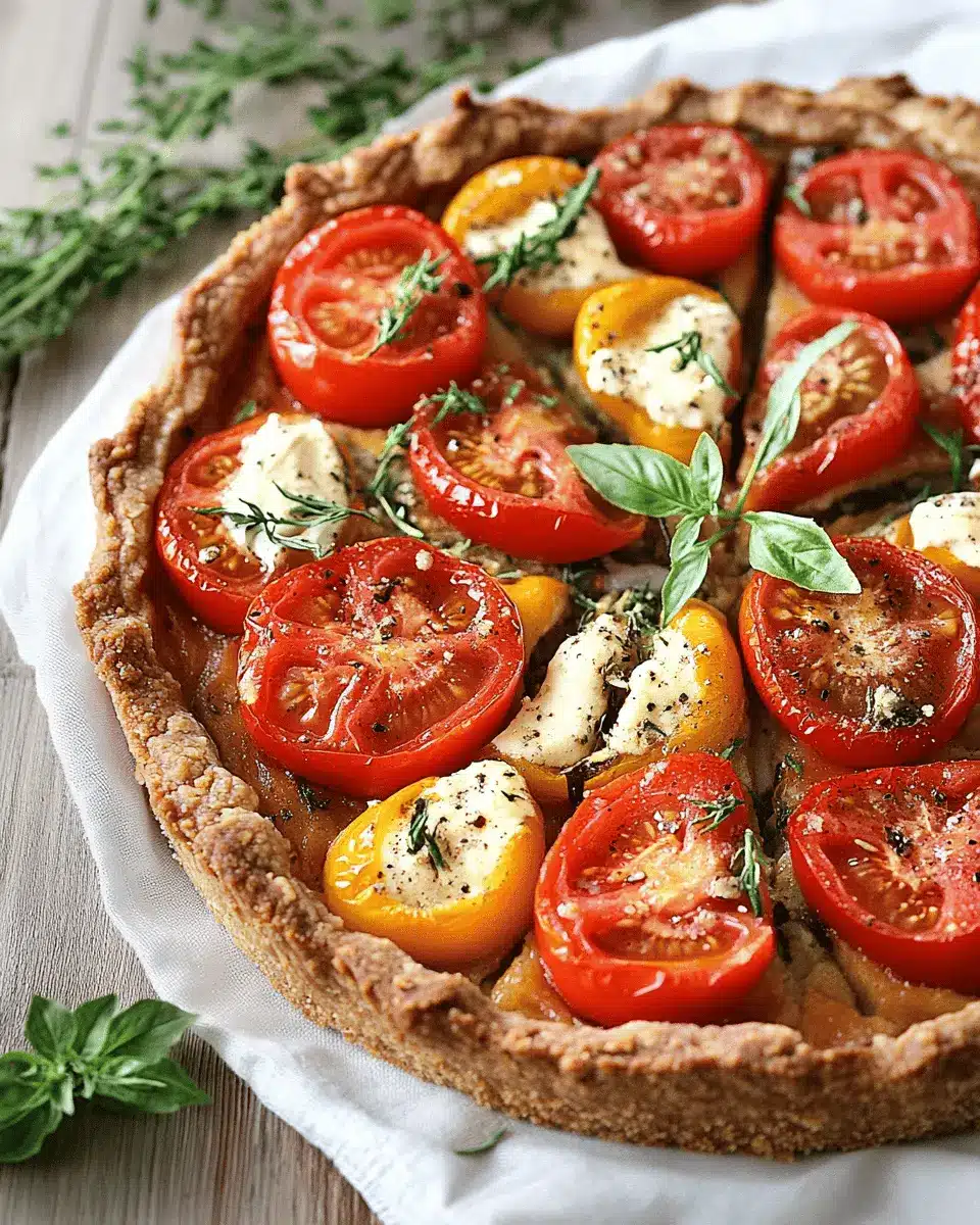 Tomatentarte mit Vollkornteig: Irresistibly Fresh and Flavorful