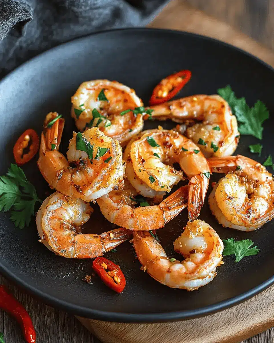 gebratene scampi mit chili knoblauch salz: Irresistibly Bold Flavor