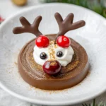 Rentier-Dessert zu Weihnachten First Image First Image