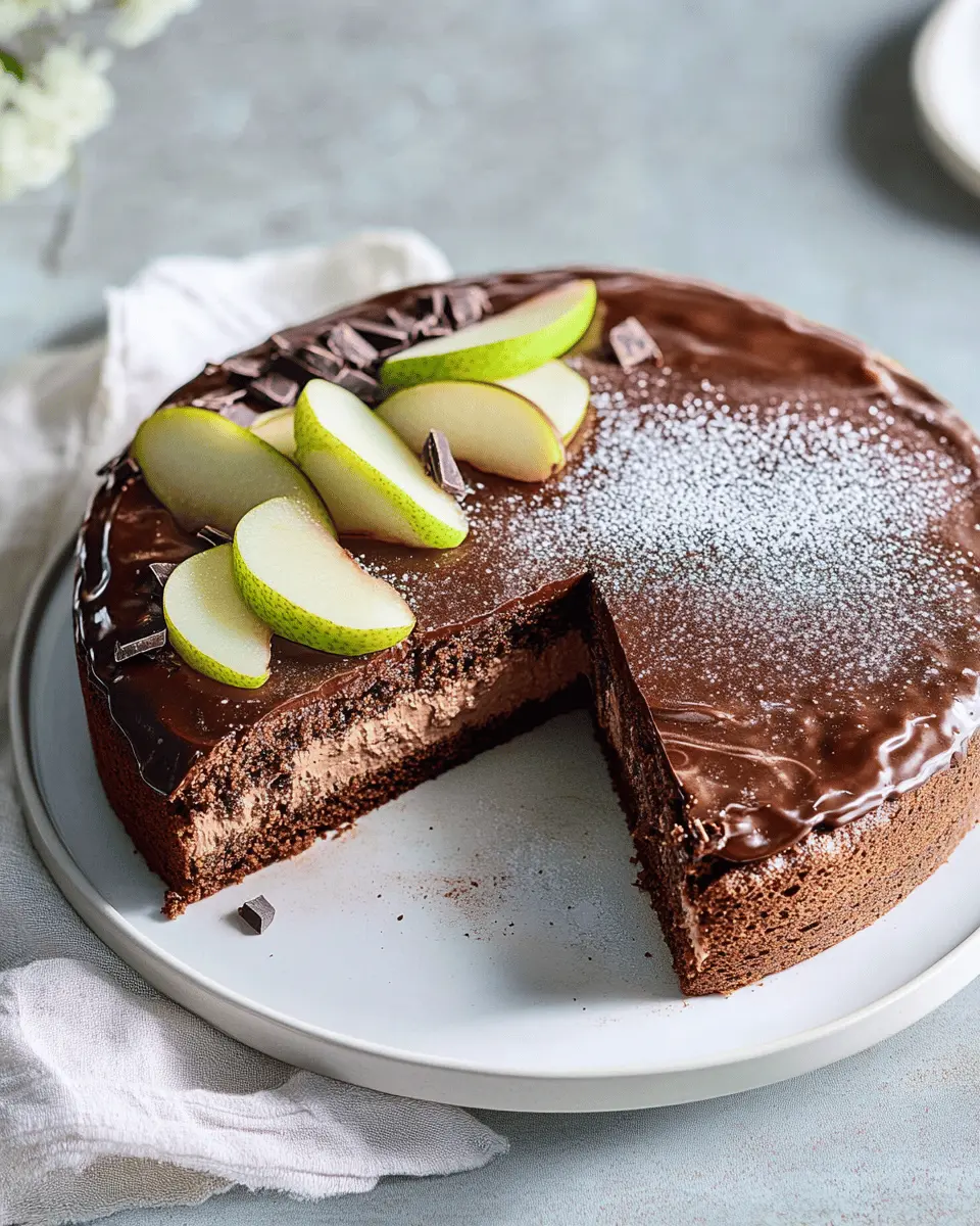 Birnen-Schoko-Kuchen First Image First Image