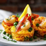 Paella-Törtchen mit Meeresfrüchten First Image First Image
