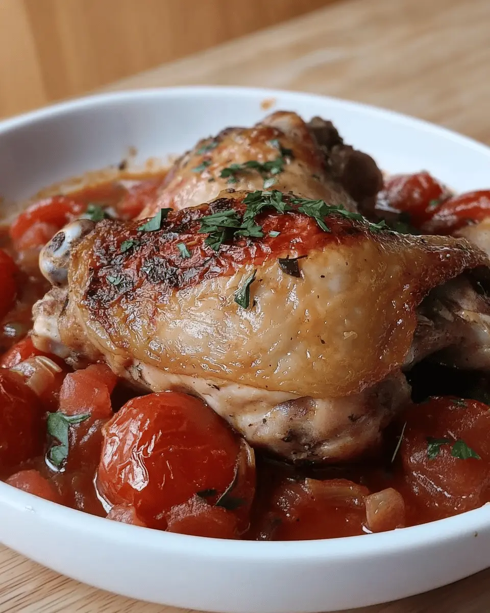 Hähnchen im Tomatenbett: Irresistibly Juicy Comfort Food