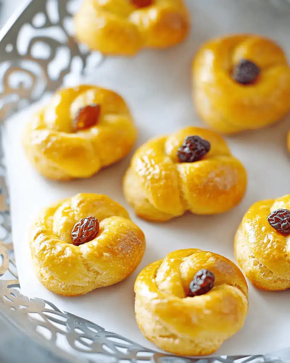 Lussekatter-Plätzchen First Image First Image