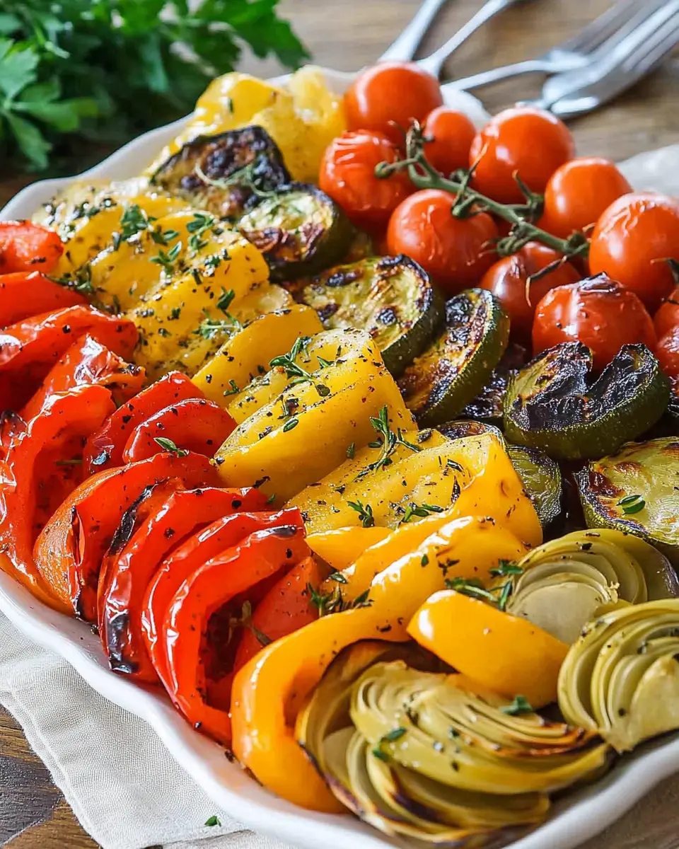 Antipasti Gemüse selber machen: Super einfache Ofenleckerei