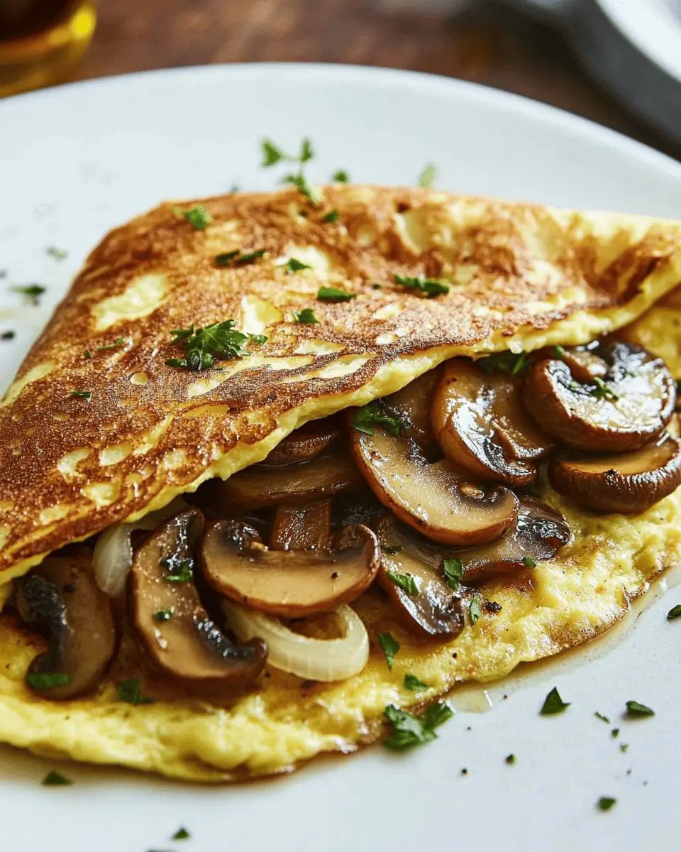 Omelett mit Pilzen: The Best Comfort You Can Whip Up!
