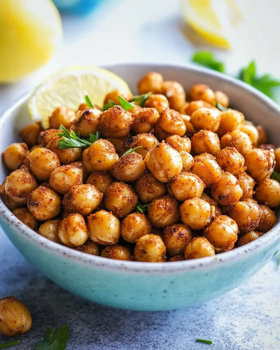 Geröstete Kichererbsen: Irresistibly Crunchy Snack Bliss